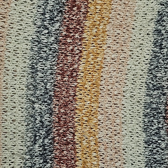 Madewell x J Crew from Nordstrom Chunky Sweater XS Orange/Blue/ VGUC - Picture 2 of 12